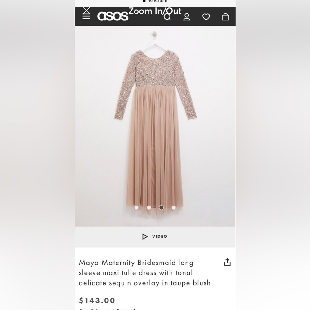 ASOS Maya Maternity Dress
